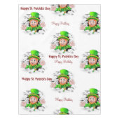 Tafelkleed St. Patrick's Day Happy Birthday (Voorkant)