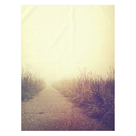 Tafelkleed Sunrise Pathway Walkway Side Walk (Voorkant)