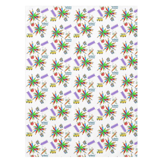 Tafelkleed Terug naar school is Cool (Voorkant)