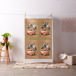 Tafelkleed theedoek uitsnijden en naaien vintage c stof