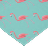 Tafelkleed Tropisch Roze Flamingo (Gekanteld)