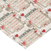 Tafelkleed Valentijnsdag  (Gekanteld)