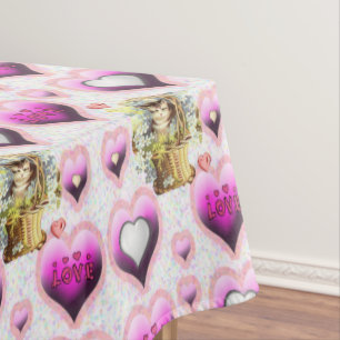 Tafelkleed Valentijnsdag Cat