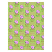 Tafelkleed Valentijnsdag roze olifant liefde (Voorkant)