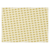 Tafelkleed verjaardag goud confetti (Voorkant (Horizontaal))