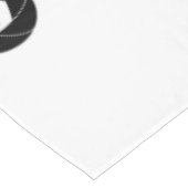 Tafelkleed voor beurs met aangepast logo perzik (Gekanteld)