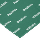 Tafelkleed voor verjaardag met eigen naam en kleur (Gekanteld)