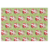 Tafelkleed, vrolijke kerststreep Teddy Bear Tafelkleed (Voorkant (Horizontaal))