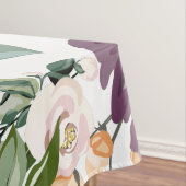 Tafelkleed wit rozen goud geometrisch (Voorbeeld)