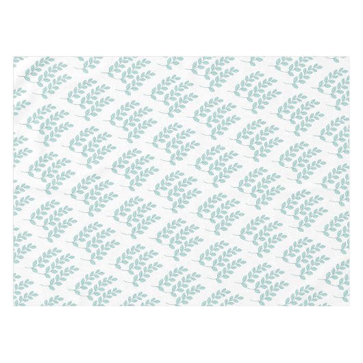 Tafelkleed Witte bladeren Natuur (Voorkant (Horizontaal))