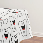 Tafelkleed Witte Tanden Glimlach Tandarts (Voorbeeld)
