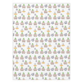 Tafelkleed witte uien, knoflooksoep koken (Voorkant)