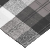 Tafelkleed XMAS Baffalo Plaid Zwart Wit Kerstmis (Gekanteld)