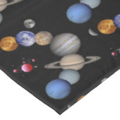 Tafelkleed Zonnestelsel Planeten (Gekanteld)
