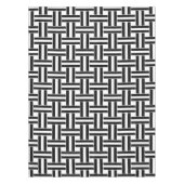 Tafelkleed Zwart & Wit Gestreepd (Voorkant)