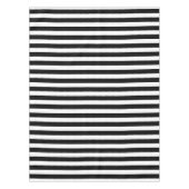 Tafelkleed - Zwart & Wit Strepen (Voorkant)
