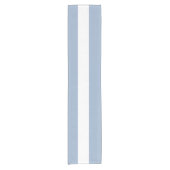 Tafelkleedloper Blauw Wit Streep Korte Tafelloper (Voorkant)
