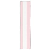 Tafelkleedloper Roze & Witte Streep Korte Tafelloper (Voorkant)