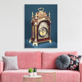 Tafelklok, c.1750 canvas afdruk (Insitu (Woonkamer))