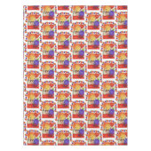 Tafellade Valentijnsdag Peraches Plums Tafelkleed (Voorkant)