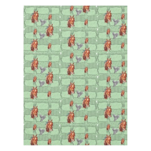 tafellaken paard (Voorkant)