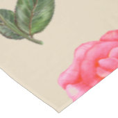 tafellaken Roze rozen Bloemflesje (Gekanteld)