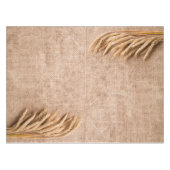 Tafellaken Tarwe op Burlap Sack Country Rustic Far (Voorkant (Horizontaal))