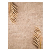Tafellaken Tarwe op Burlap Sack Country Rustic Far (Voorkant)