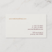 TafellampVisitekaartje Visitekaartje (Achterkant)