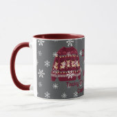 Tafellappen Kerstmuts 2e plaats wedstrijd winnaar Mok (Links)