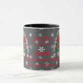 Tafellappen Kerstmuts 2e plaats wedstrijd winnaar Mok (Midden)