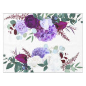 Tafellavendel Hibiscus op wit Tafelkleed (Voorkant (Horizontaal))