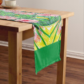 Tafelloper groen, roze, geel (Voorbeeld)