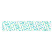 Tafelloper-Hawaïaanse bloemen Korte Tafelloper (Horizontaal)