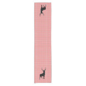 Tafelloper Rood Rutig & Herten (Voorkant)