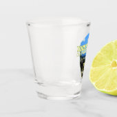 Tafelmijn (pijlpunt) shot glas (Links)