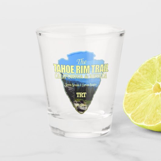 Tafelmijn (pijlpunt) shot glas (Voorkant)