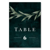 Tafelnr. Classic Green Kaart (Achterkant)