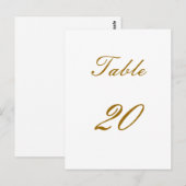 tafelnummer (Voorkant / Achterkant)