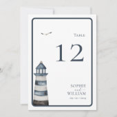 Tafelnummer aan zee (Voorkant)