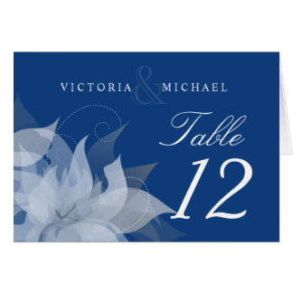 Tafelnummer Abstracte Floral Fold-over