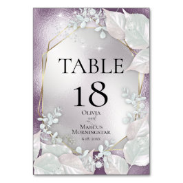 TAFELNUMMER | Aubergine Parel Glans