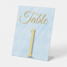 Tafelnummer bord voor trouwfeest