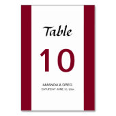 Tafelnummer Bruiloft (Achterkant)