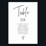 Tafelnummer bruiloft Kaart G400<br><div class="desc">Onze kaart van het lijstaantal is perfect om de zittingsregelingen van de gast voor elke lijst bij uw gebeurtenis te plannen. Dit object maakt deel uit van onze Gwen bruiloft-uitnodigingssuite G400. Bezoek onze winkel om het collectie van het coördineren van objecten te uitzichten.</div>