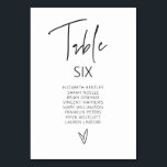 Tafelnummer bruiloft Kaart G400<br><div class="desc">Onze kaart van het lijstaantal is perfect om de zittingsregelingen van de gast voor elke lijst bij uw gebeurtenis te plannen. Dit object maakt deel uit van onze Gwen bruiloft-uitnodigingssuite G400. Bezoek onze winkel om het collectie van het coördineren van objecten te uitzichten.</div>