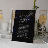 Tafelnummer Donkere Waterverf Paars Magisch Golden