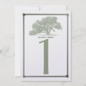 Tafelnummer Eikenboomplantage Trouwlocatie (Achterkant)