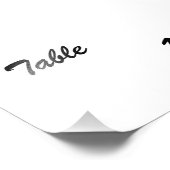 Tafelnummer Foto Afdruk (Hoek)