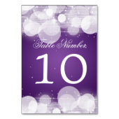 Tafelnummer Glow & Sparkle Paarse (Achterkant)